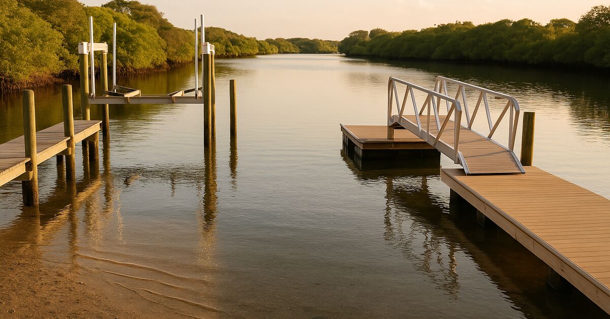 Floating dock vs. fixed dock on Sarasota's tidally variable canals and bay shores: which setup actually works?