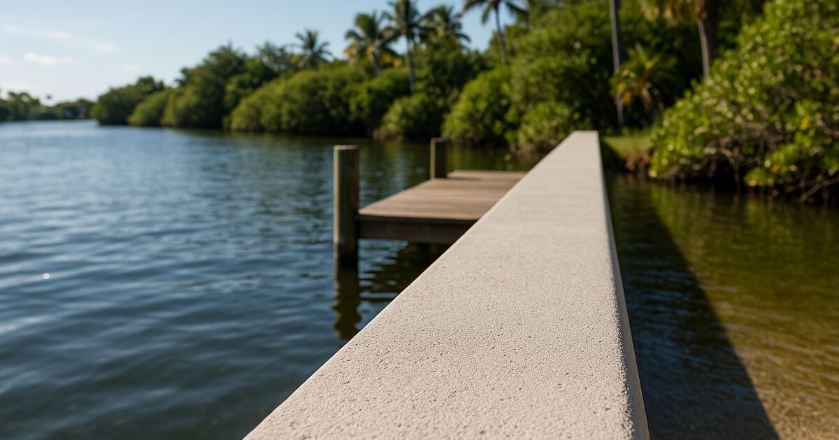 How to choose the right seawall cap material for Sarasota