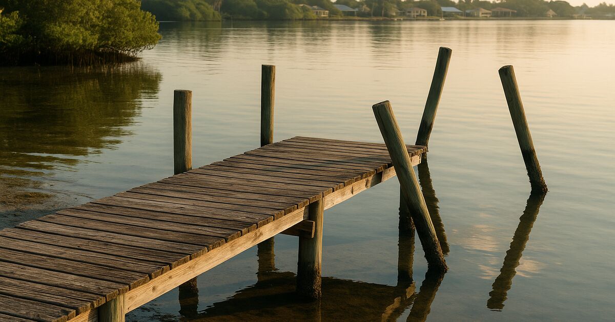 Why your dock pilings are leaning - and whether your dock is in danger